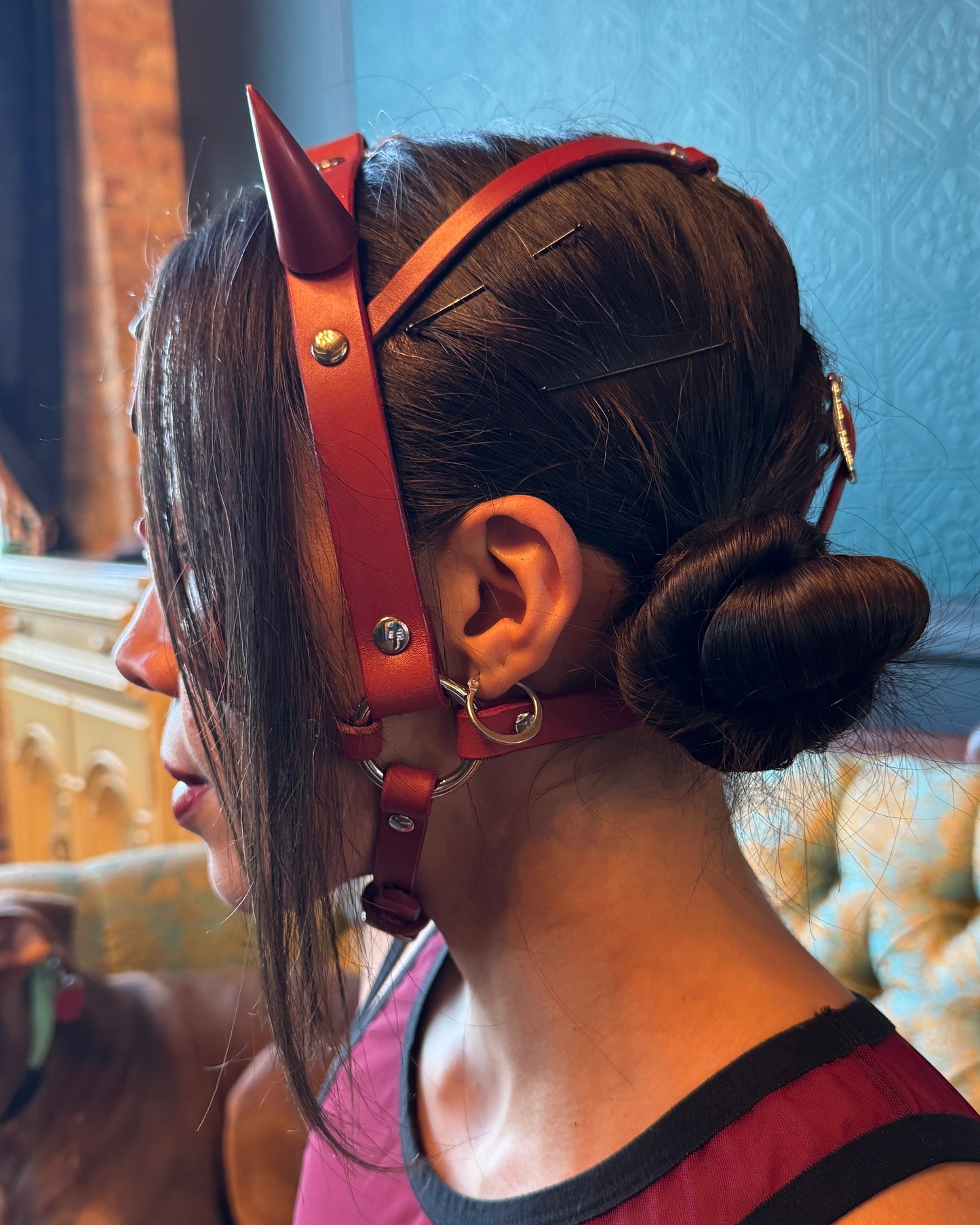 Devil Horn Face Harness