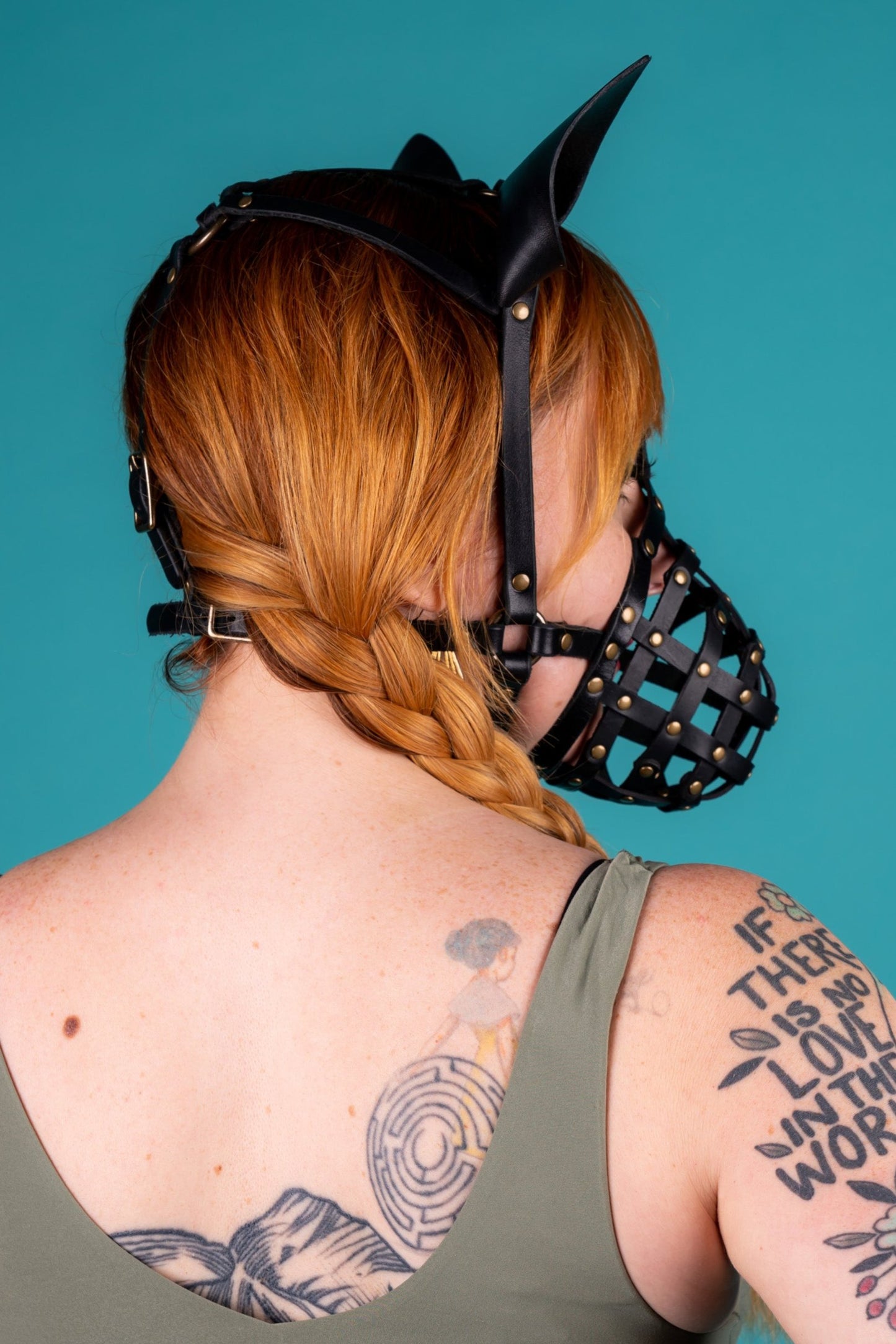 Leather Pup Mask