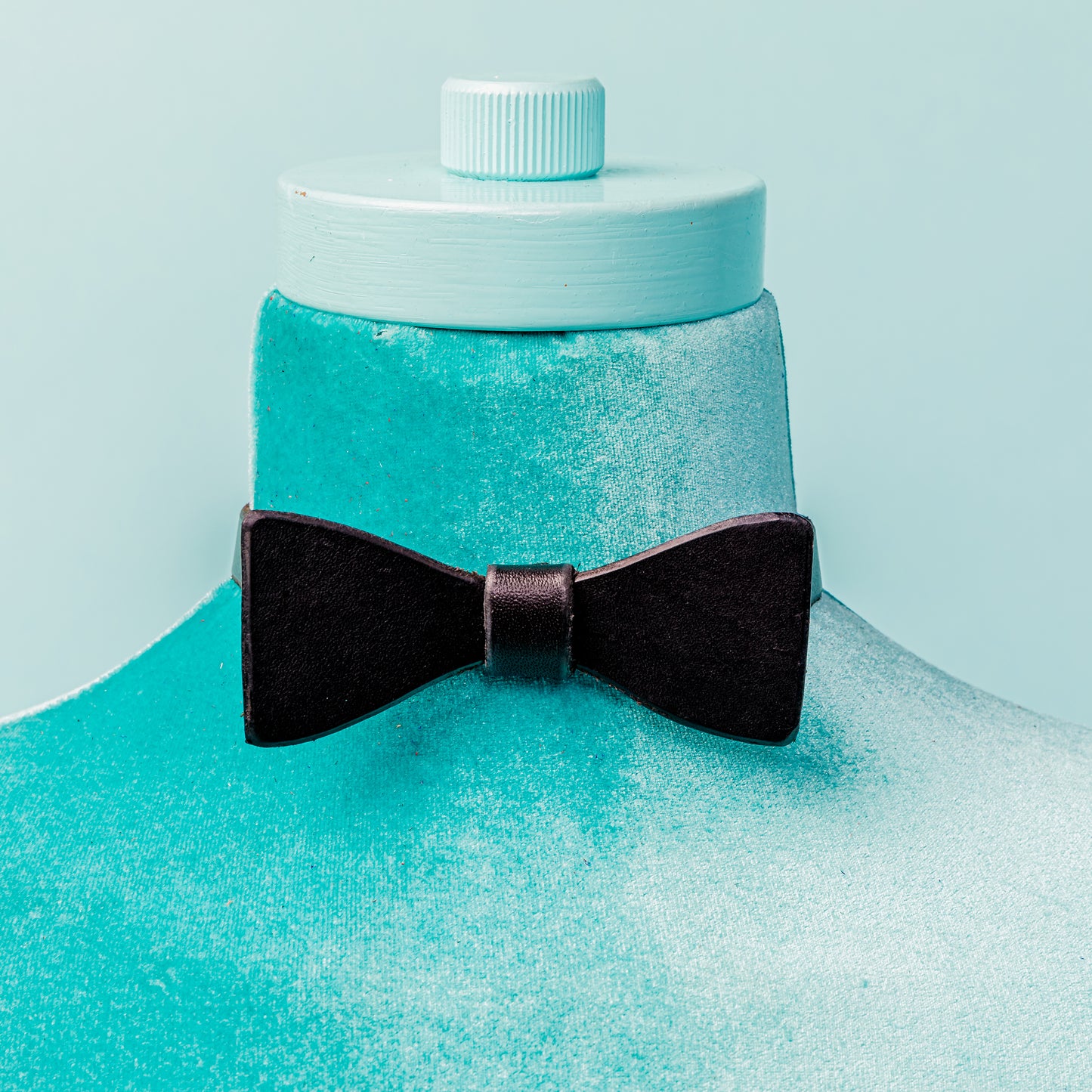 Leather Bow Tie