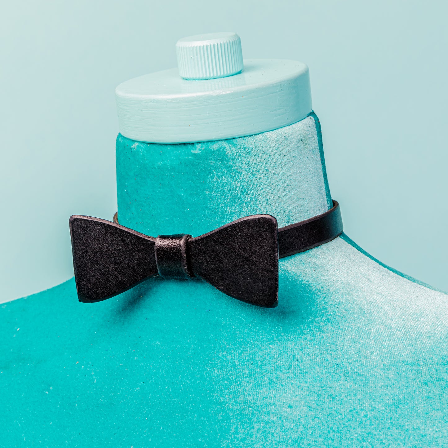 Leather Bow Tie