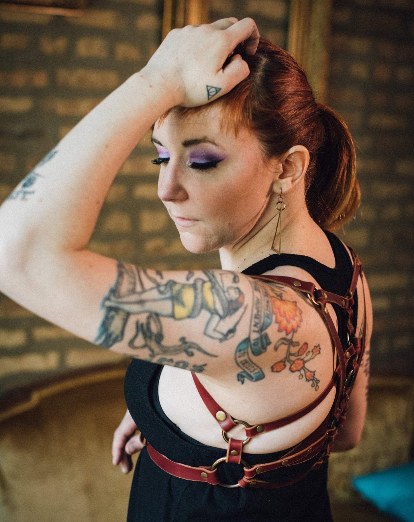 Leather Posture Harness