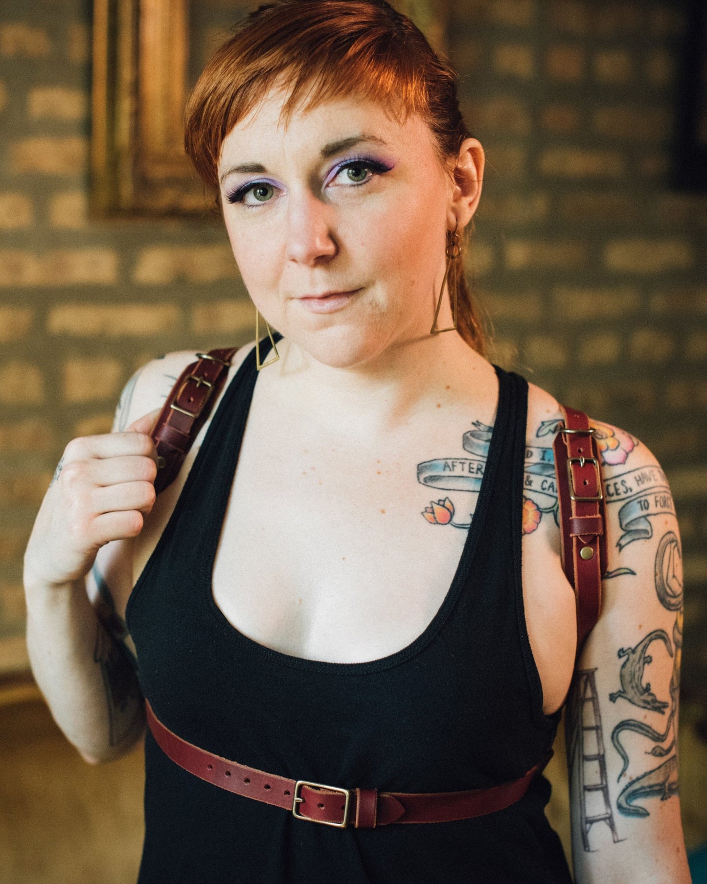 Leather Posture Harness
