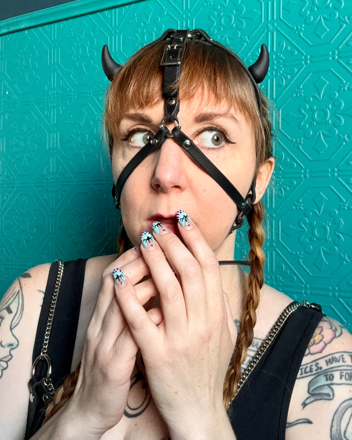 Devil Horn Face Harness