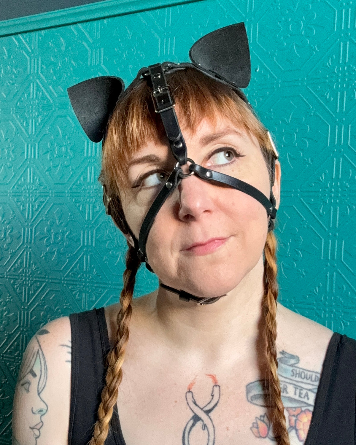 Face Harness with Kitty Ears