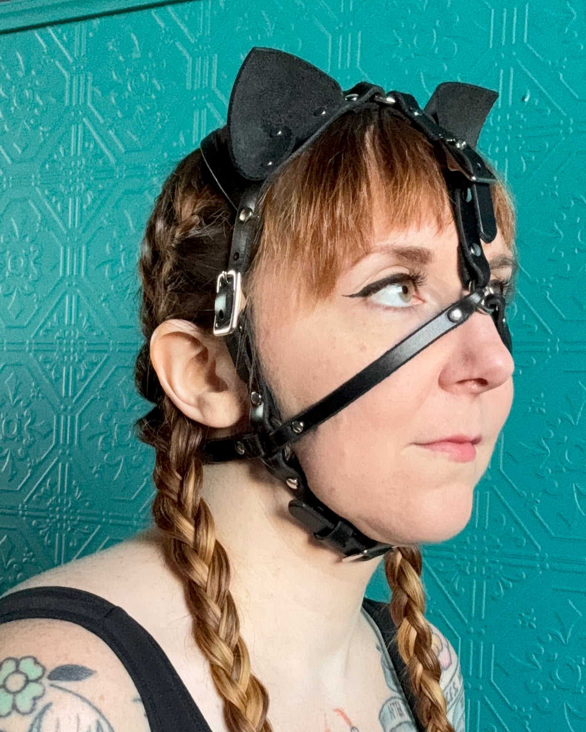 Face Harness with Kitty Ears