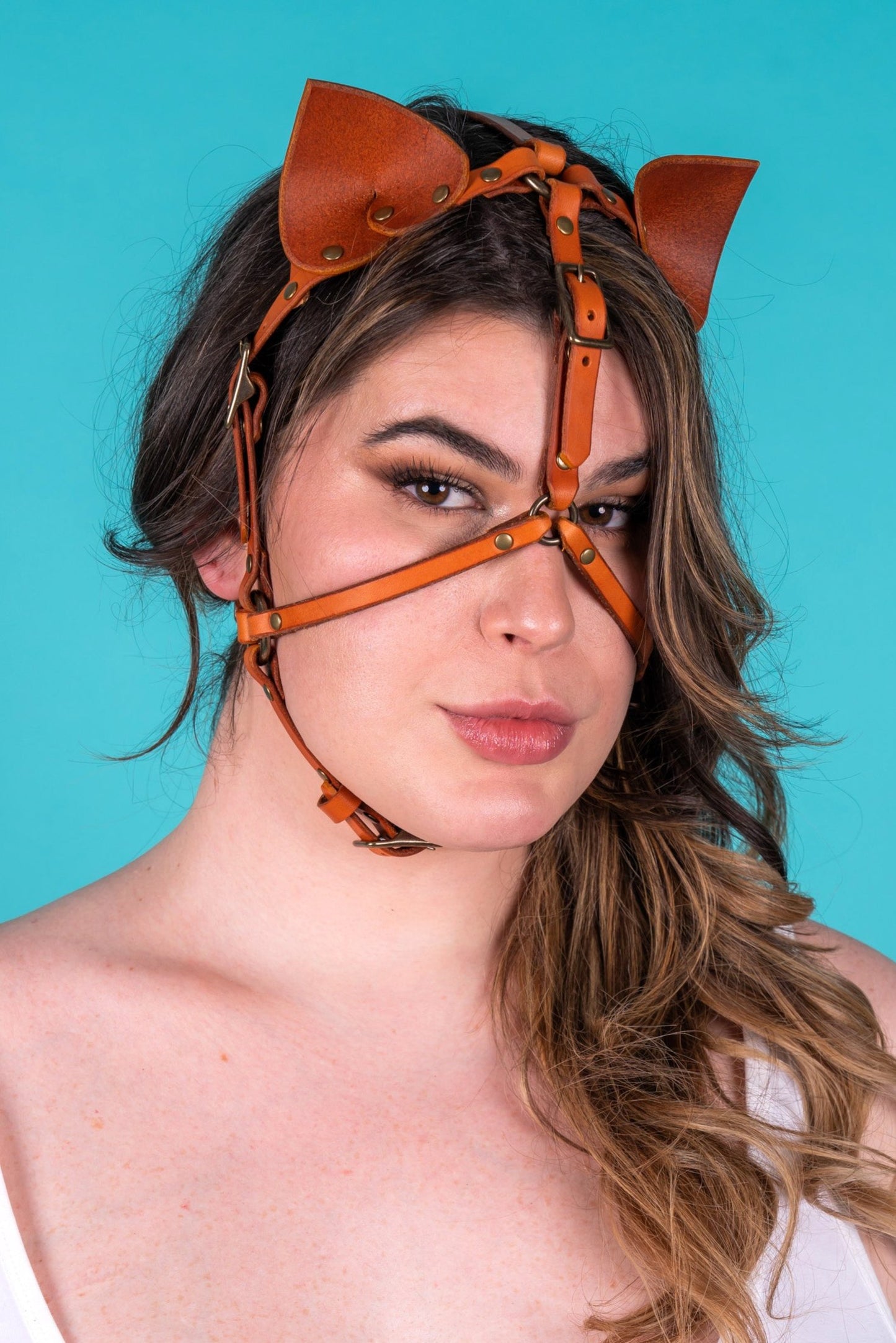 Face Harness with Kitty Ears