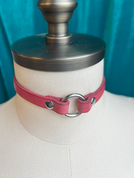 Rose Pink Classic O-Ring Collar Sample