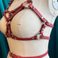 Rose Pink Racquelle Chest Harness Sample Small