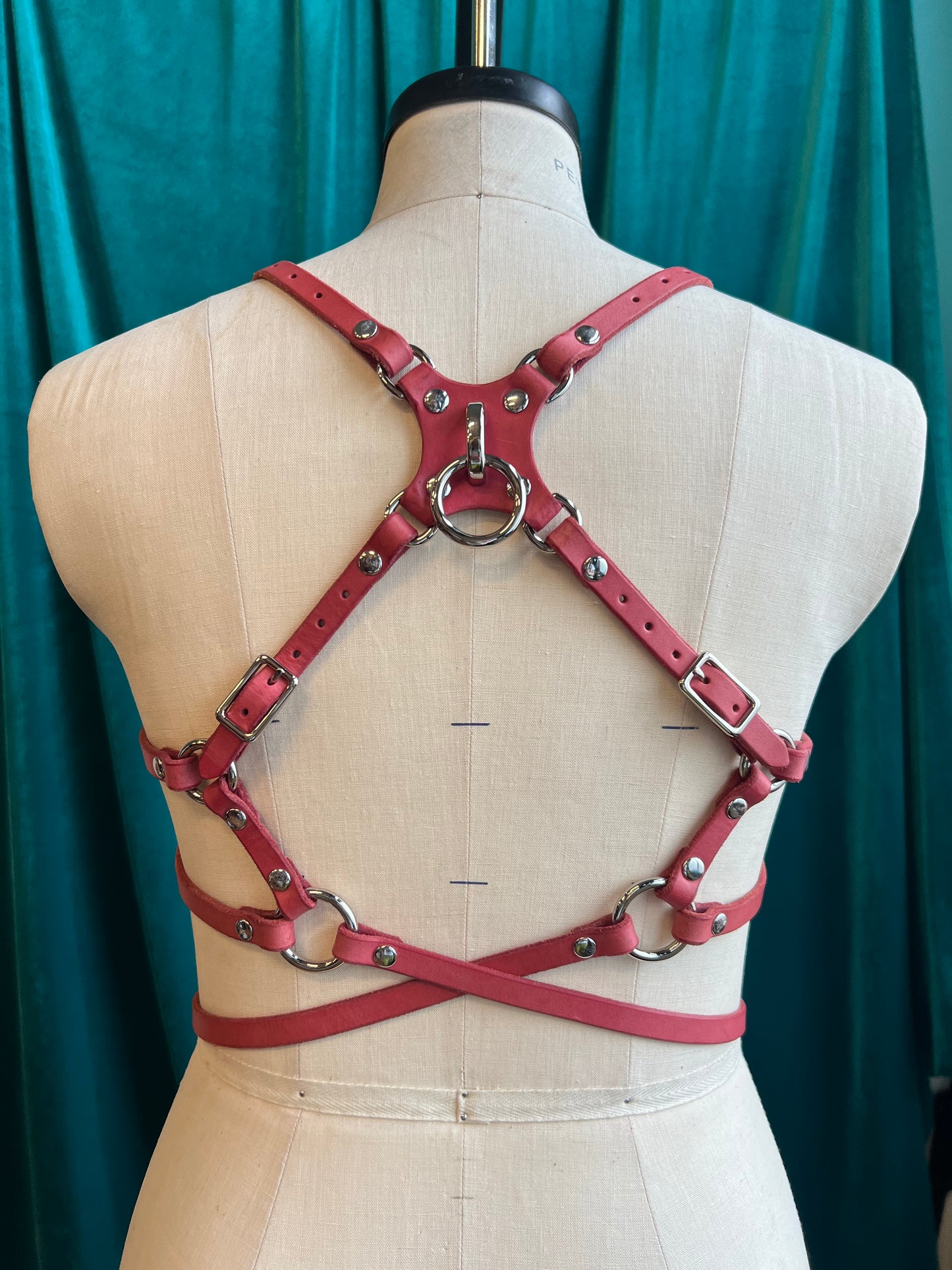 Rose Pink Racquelle Chest Harness Sample Small