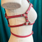 Rose Pink Racquelle Chest Harness Sample Small