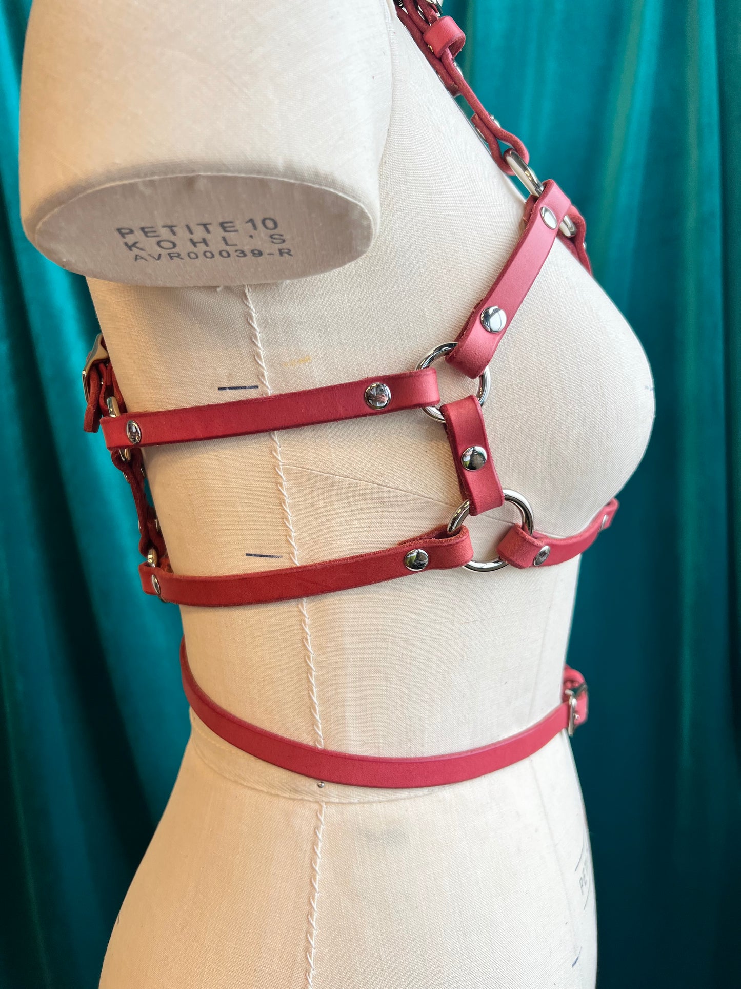 Rose Pink Racquelle Chest Harness Sample Small