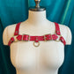 Red Lexi Bulldog Harness Sample