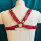 Red Lexi Bulldog Harness Sample