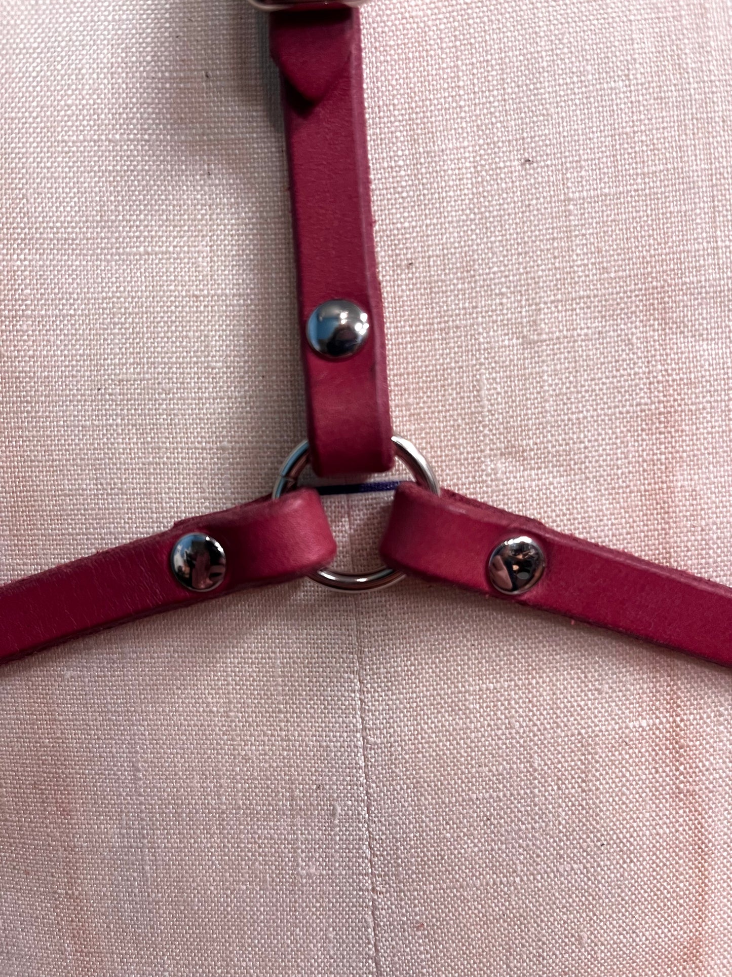 Pink Tiny Tiny Tiny Three-Way Harness Sample 3X