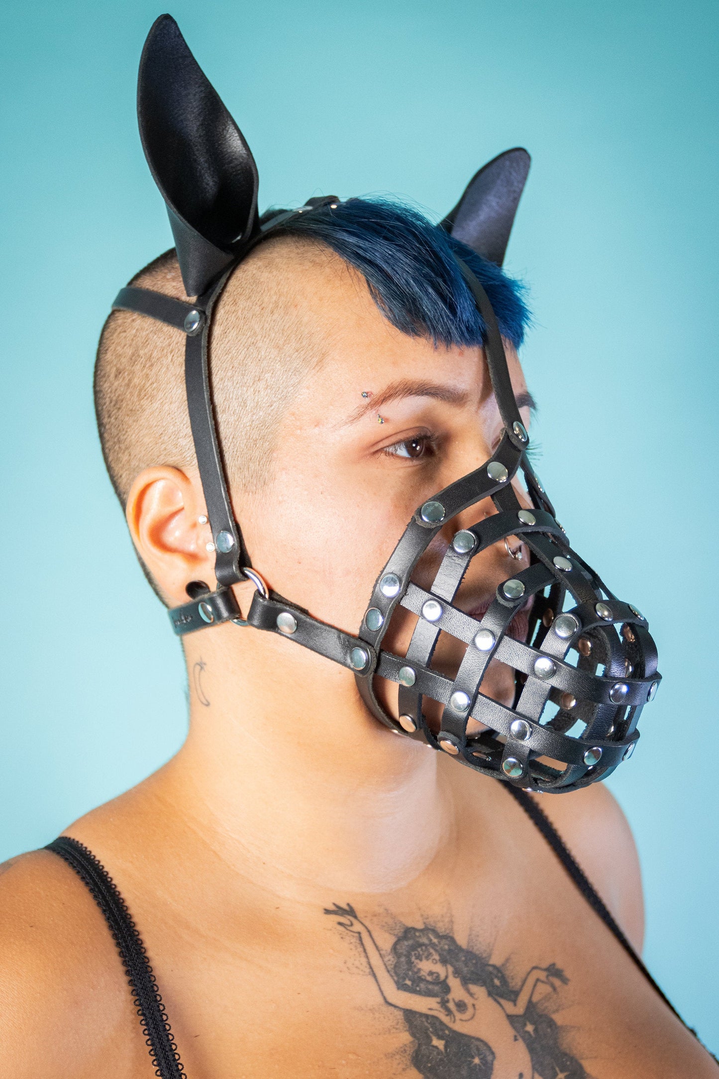 Leather Pup Mask